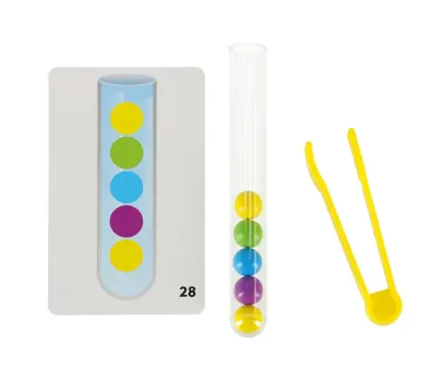 Izglītojoša mozaīka krāsains montessori bumbiņas