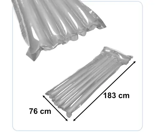 BESTWAY 44013 Piepūšamais peldēšanas matracis pelēks