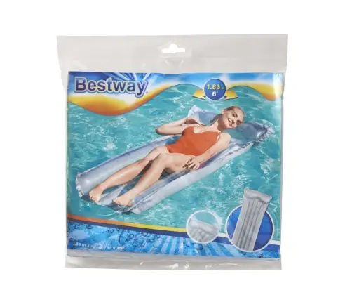 BESTWAY 44013 Piepūšamais peldēšanas matracis pelēks