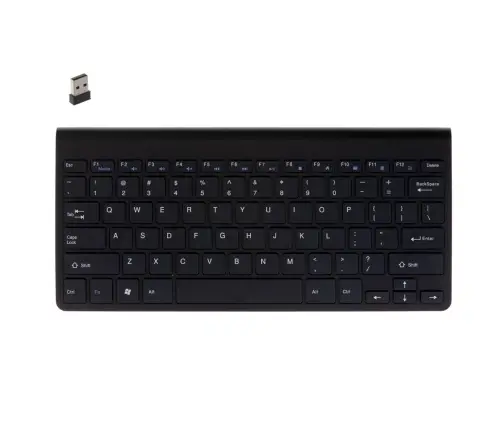 Smart TV bezvadu tastatūra melna