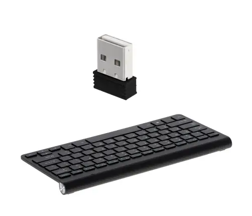 Smart TV bezvadu tastatūra melna