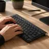 Smart TV bezvadu tastatūra melna