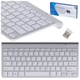 Smart TV bezvadu tastatūra sudraba krāsā Smart TV bezvadu tastatūra sudraba krāsā