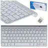 Smart TV bezvadu tastatūra sudraba krāsā