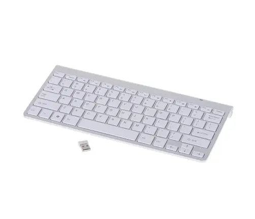 Smart TV bezvadu tastatūra sudraba krāsā