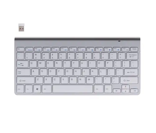 Smart TV bezvadu tastatūra sudraba krāsā