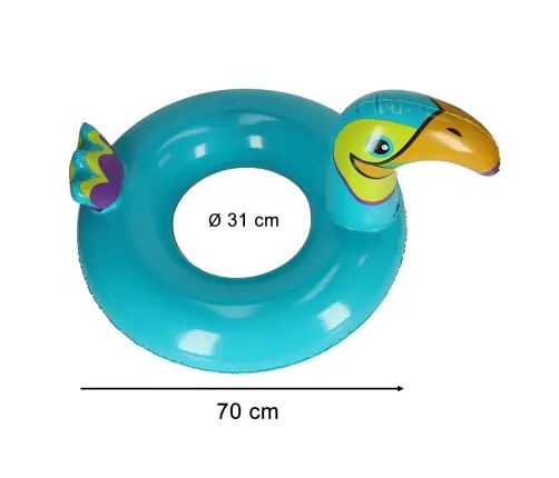 Piepūšamais bērnu peldēšanas riņķis Toucan 70cm