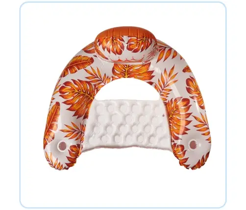 Peldvietu krēsls šūpuļtīkls ūdens oranžs