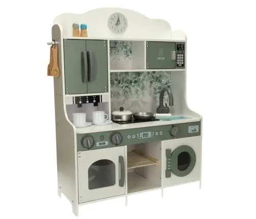 Koka virtuve MDF LULILO Saliko ar espresso automātu