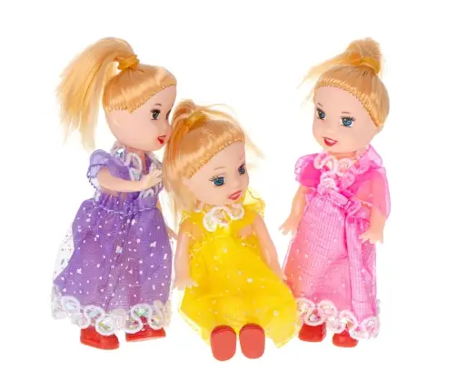 Lelles lelles leļļu mājai komplekts 3gab 10cm