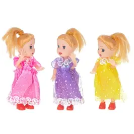 Lelles lelles leļļu mājai komplekts 3gab 10cm Lelles lelles leļļu mājai komplekts 3gab 10cm