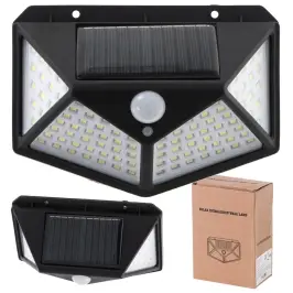 Saules kustības un krēslas sensora lampa 100 LED Saules kustības un krēslas sensora lampa 100 LED