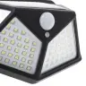 Saules kustības un krēslas sensora lampa 100 LED