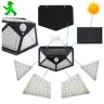 Saules kustības un krēslas sensora lampa 100 LED
