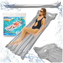 BESTWAY 44013 Piepūšamais peldēšanas matracis pelēks