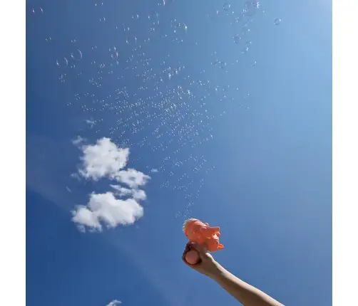 Ziepju burbuļu pistole ziepju burbuļi ar spārniem rozā krāsā