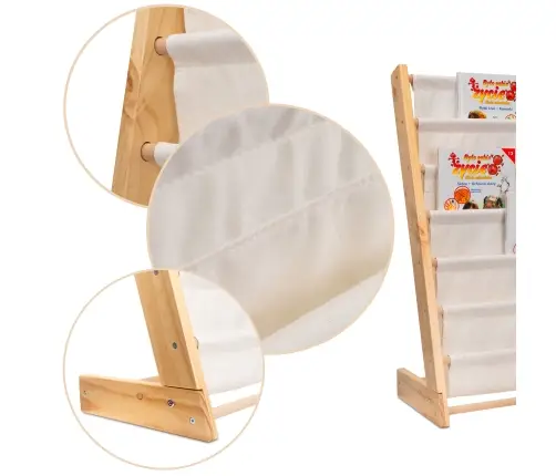 Bērnu grāmatu plaukts stenda plaukts 79cm