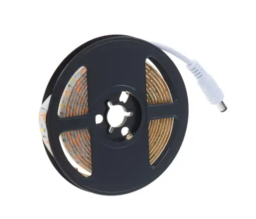 Ar USB akumulatoru darbināms kustības detektors LED sloksne 2M silti balta