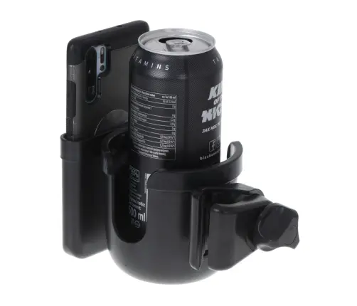 Pudeles krūzes tālruņa turētājs velosipēda ratiņiem