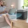 Galda gaisa kondicionieris mini portatīvais ventilators USB