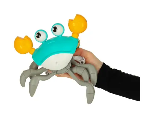 Interaktīvais krabju kāpurs ar skaņu zaļš