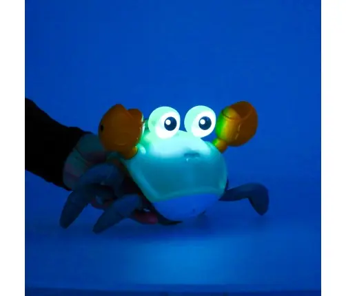 Interaktīvais krabju kāpurs ar skaņu zaļš