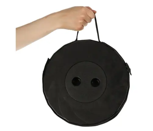 Saliekamais krēsls saliekamais taburete taburete melna