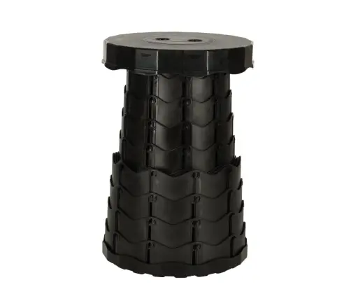 Saliekamais krēsls saliekamais taburete taburete melna