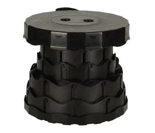 Saliekamais krēsls saliekamais taburete taburete melna