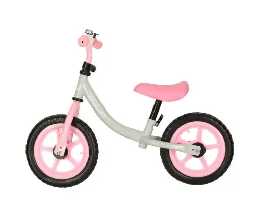 Trike Fix Balance distanču velosipēds baltā un rozā krāsā
