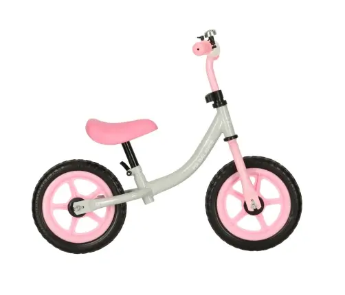 Trike Fix Balance distanču velosipēds baltā un rozā krāsā