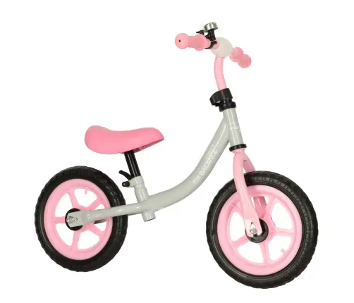 Trike Fix Balance distanču velosipēds baltā un rozā krāsā