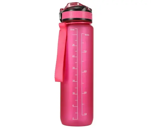 Ūdens pudele bidons 1l rozā