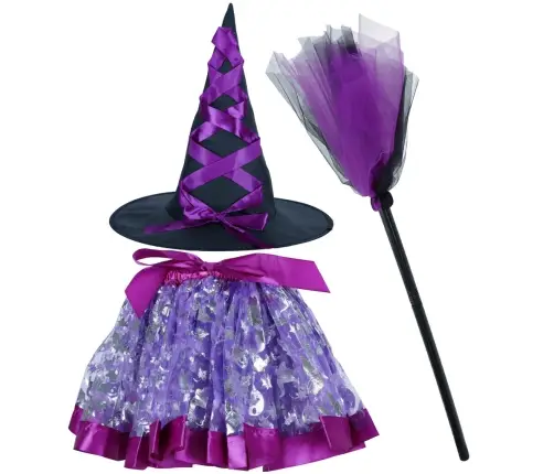 Raganu raganas kostīms 3 gabali violets