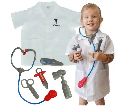 Karnevāla ārsta kostīmu komplekts 3-8 gadi