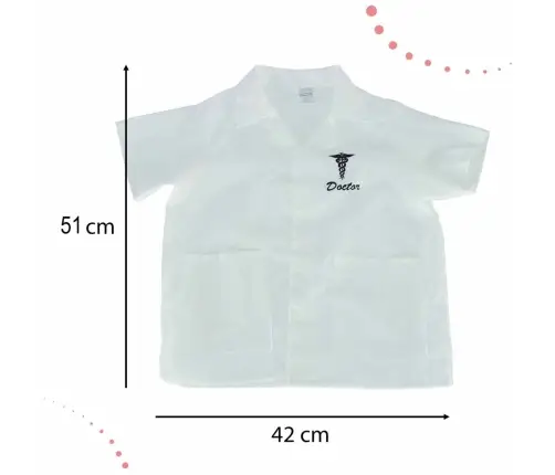 Karnevāla ārsta kostīmu komplekts 3-8 gadi