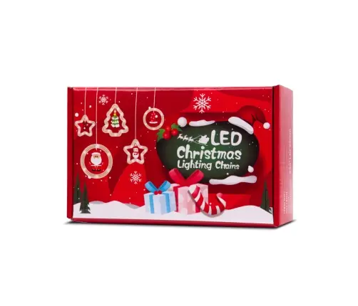 LED Ziemassvētku eglīte attēlu aizkaru gaismas 3m 10 USB spuldzes