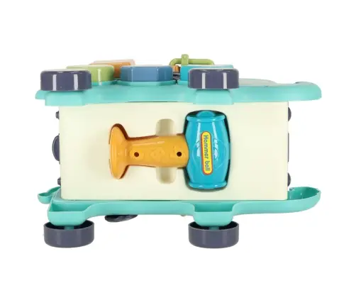 Interaktīvais montessori ziloņu šķirotājs 26cm āmurs