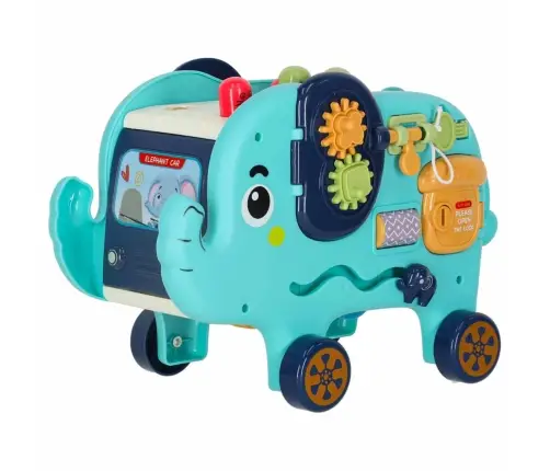 Interaktīvais montessori ziloņu šķirotājs 26cm āmurs