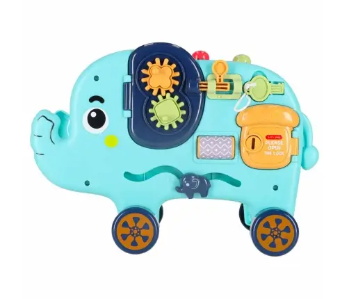 Interaktīvais montessori ziloņu šķirotājs 26cm āmurs