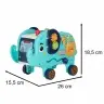 Interaktīvais montessori ziloņu šķirotājs 26cm āmurs
