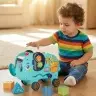 Interaktīvais montessori ziloņu šķirotājs 26cm āmurs