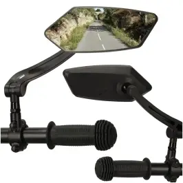 Regulējams 360 atpakaļskata velosipēda spogulis 2 gab. Regulējams 360 atpakaļskata velosipēda spogulis 2 gab.