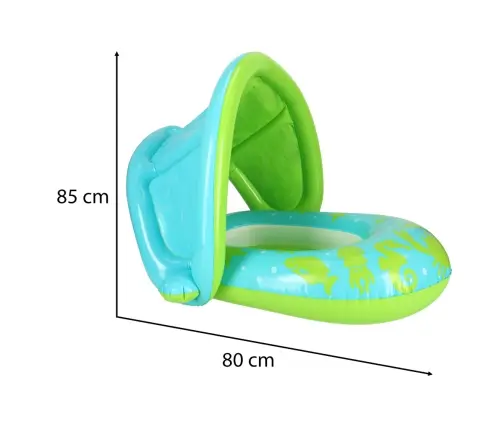BESTWAY 34091 Piepūšamais pontons ar nojumi zaļš