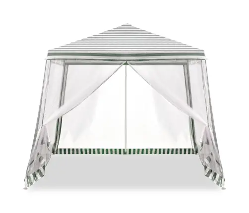 Telts dārza ballīšu paviljons komerciāla lapene balta 2.4X2.4m