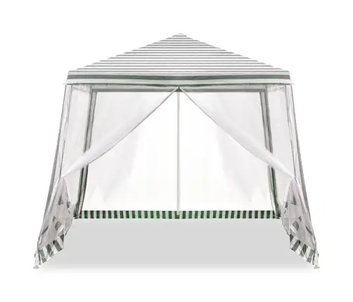 Telts dārza ballīšu paviljons komerciāla lapene balta 2.4X2.4m