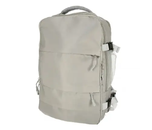 Ceļojumu mugursoma lidmašīnai ūdensizturīgs USB kabelis 45x16x28cm pelēks