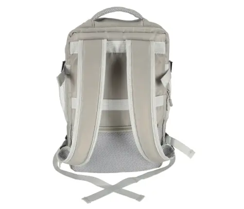 Ceļojumu mugursoma lidmašīnai ūdensizturīgs USB kabelis 45x16x28cm pelēks