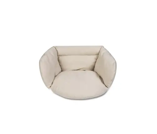 Stārķa ligzdas spilvens ecru