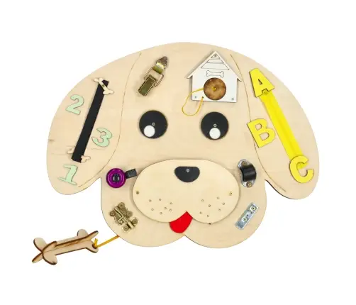 Koka manipulatīvais dēlis suns 49x37x6,5